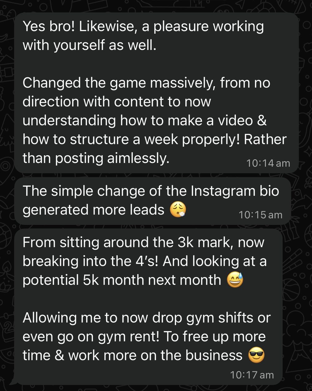 Content 2 Cash client result