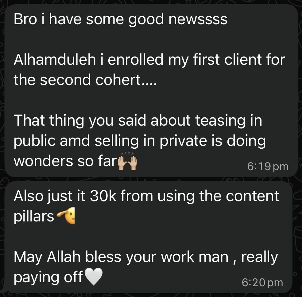 Content 2 Cash client result